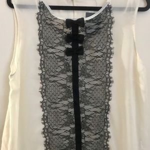 NWT Primark Bow and Lace Chiffon Plus Size Top